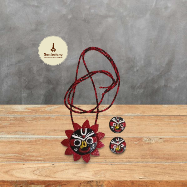 Jagannath Necklace with Earrings