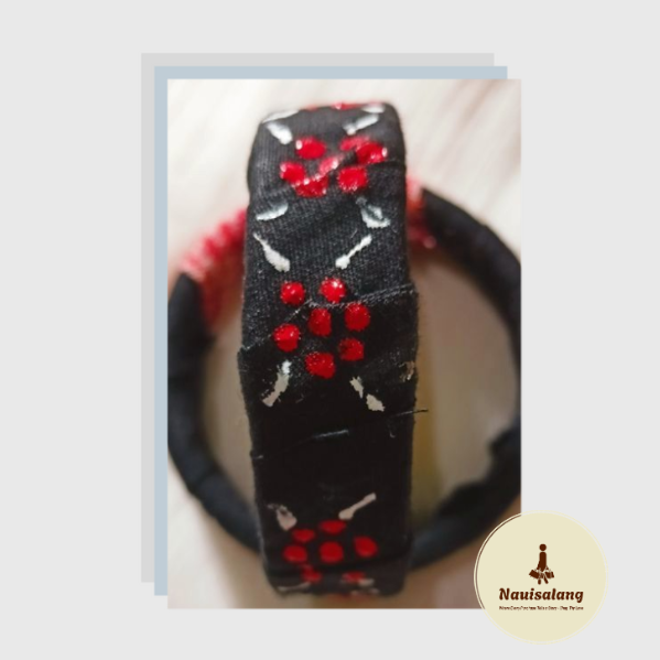 Vibrant Red and Black Handmade Jewelry Set